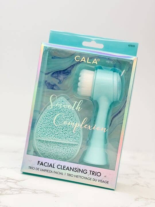 Smooth Complexion Facial Cleansing Trio - Mint