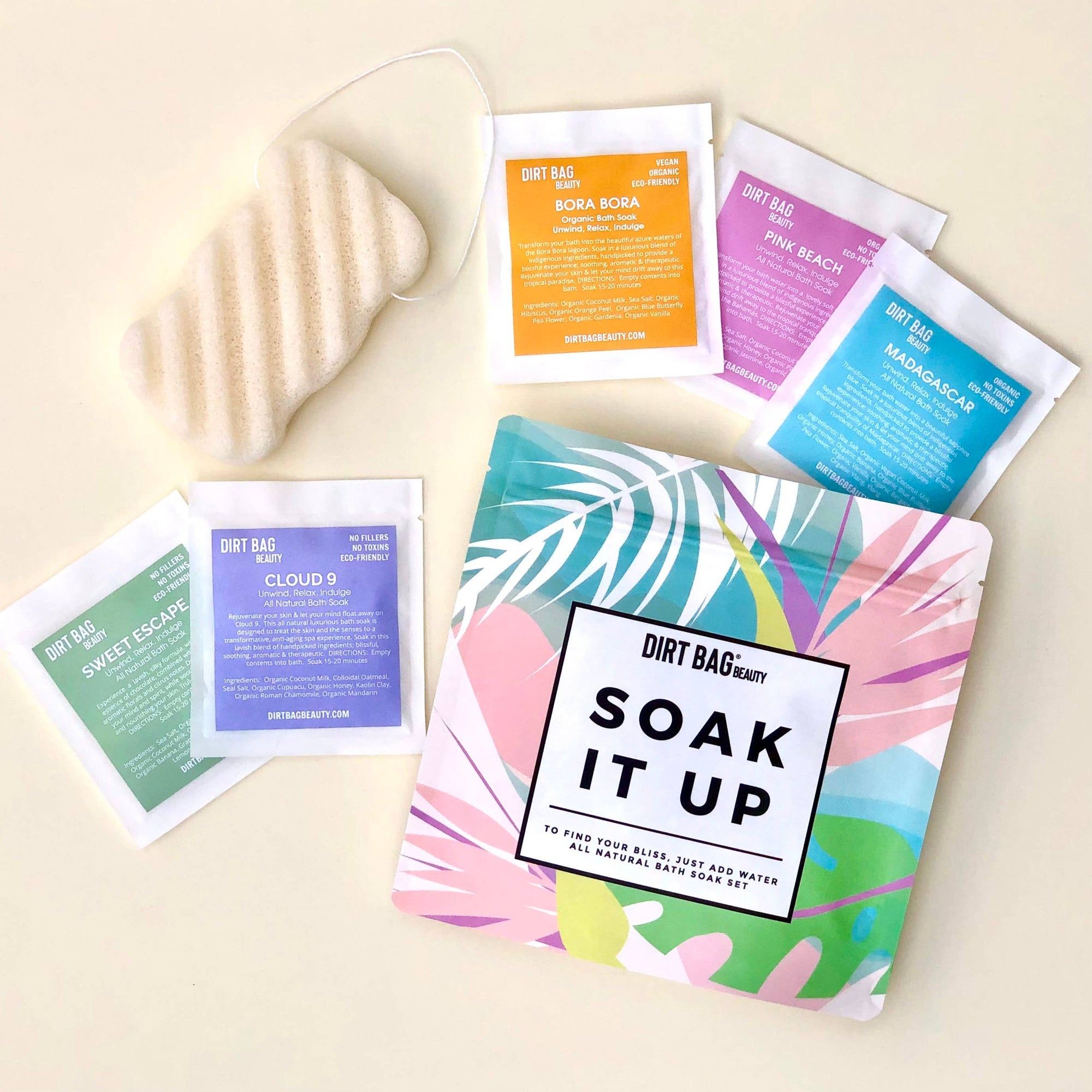 Bath Soak Gift Set- All-Natural Eco Friendly, Zero Waste