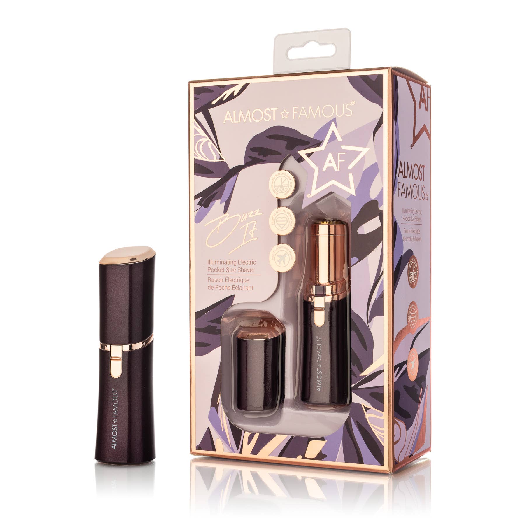 Twilight BUZZ It Shaving Wand with Rose Gold Accents